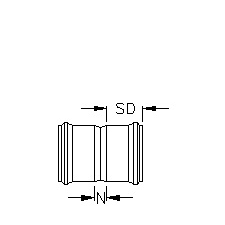 4 STOP COUPLING GxG | G305-0004