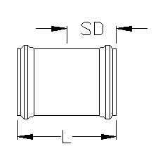 6 REPAIR COUPLING GxG | G306-0006
