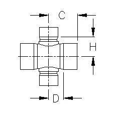 12x8 CROSS HxHxHxH | 326-0128