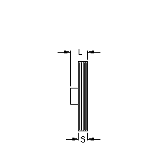 8 RAISED MIPT PLUG | 328-0008