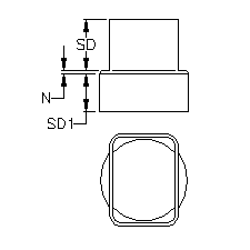2x3x3 DOWNSPOUT ADAPTER | 391-0233