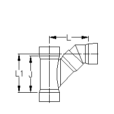 12x6 IPS COMBINATION WYE HxHxH | 348-0126