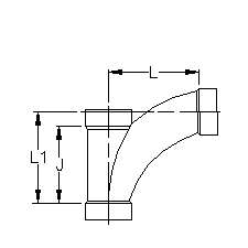 4 COMBINATION WYE HxHxH | 348-0044