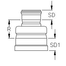 8x30 INCREASER GxG | P09-0830